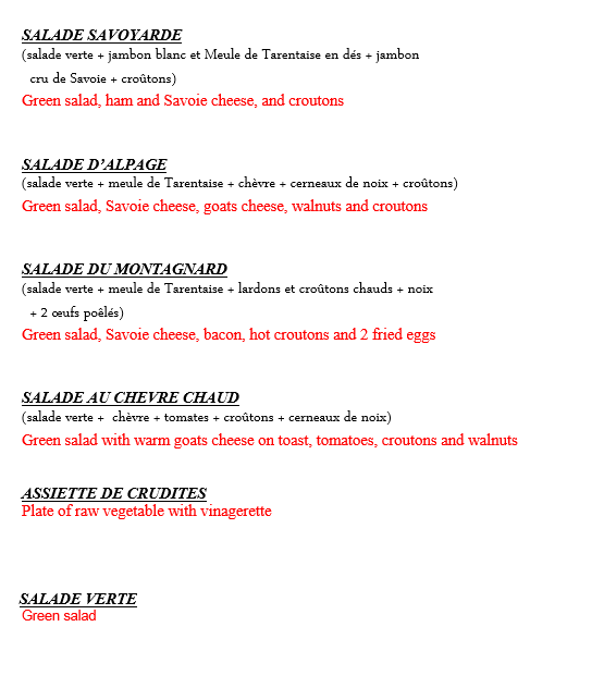 salade